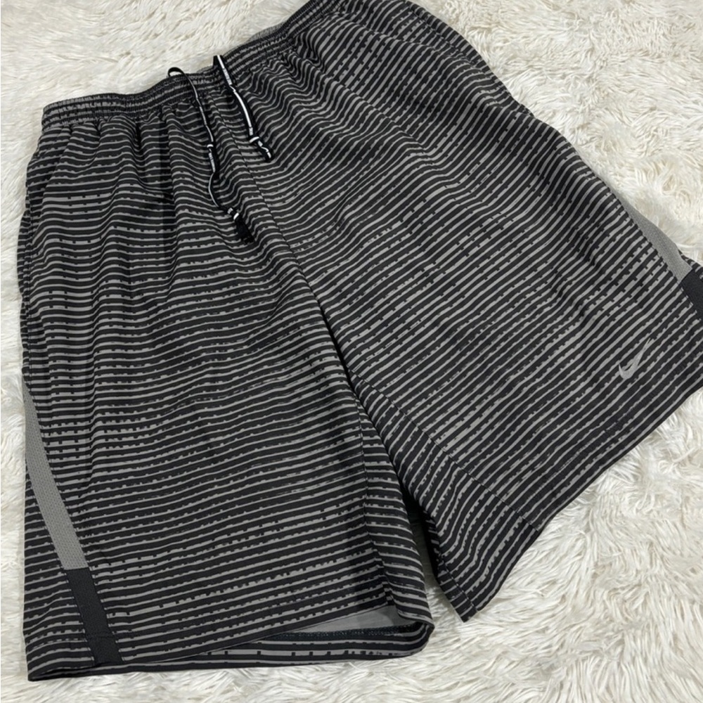 Nike Black and Gray Athletic Shorts